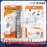High Speed Mobile Phone Multiple 10 Ports Usb Hubs Powered Made In China thumbnail-6