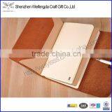 Factory Hot Sell Handmade Fashion Real Leather Notebook With Pen