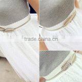 Hot Sales Summer Metal Waist Style Women Belts Vintage Elastic Leaf Design thumbnail-6