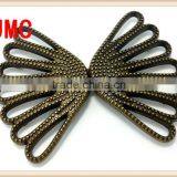 A High-end Buckle Rhinestone Buckle Diamond Mink thumbnail-2