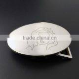 Nickel Plated Metal Name Plate Buckles thumbnail-3