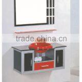 Hand Paint Bathroom Glass Vessel Sink Basin thumbnail-1