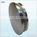 Economic Stainless Steel Round Tube Knurled End Cap