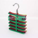 Standby Velvet Flocked Tie Organizers Gentlemen Custom Suit Hangers thumbnail-5