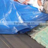 Blue Tarpaulin High Density Polyethylene Leno Woven Fabric Double Gblue Custom Size All Purpose Truck/boat Outdoor Cover China thumbnail-5