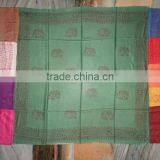 Indian Gods Printed Scarves Wholesale Square Model Elephant Prints