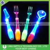 Party Or Bar Promotional Led Flashing Knife, Fork and Spoon With Logo
