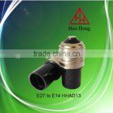 Hot Sale E27 to E14 PBT Adapter Lampholder / Haohong Factory Price / Made in China