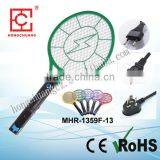 Three-layer Nets ABS Material High Quality Rechargeable Electric Mosquito Racket thumbnail-4