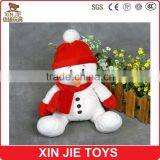High Quality Stuffed Snowman Toy Christmas Soft Snowman Toy thumbnail-3