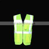 ANSI Orange Yellow High Visibility Work Safety Uniform Reflective Workwear With Pockets thumbnail-4