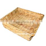 2015 New Product Square Water Hyacinth Basket for Home Decoration and Futniture