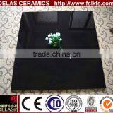 Polished Finished Pure Jet Black Glazed Porcelain Tile Azulejos thumbnail-1