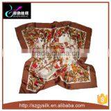 Name Brand 14MM Satin Silk Scarf With Hand Rolled Hem thumbnail-2
