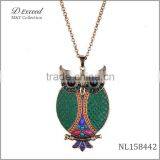 Fashion Animal Owl Pendant Necklace Charm Pendant Necklace
