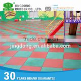 Customized Rubber Outdoor size 30x30 flooring tile