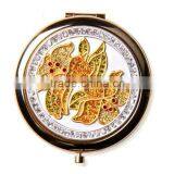 Colorful Crystal Foldable Mirror/double-sided Makeup Mirror/compact Mirror thumbnail-5
