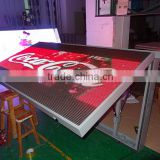 Small investment on ads bright outdoor led double sided sign multi color supports video/graphic/clock display for sales