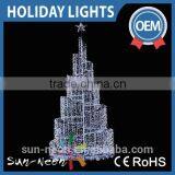 Decorative Iron Frame LED Christmas Tree Lights