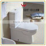 China Wholesale Market Bathroom wc Toilet Bowl Washdown Tow Piece Australia Toilet Watermark wc Toilet