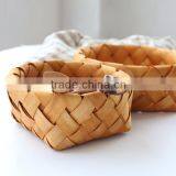Wood Chip Weaving Fruit Containing Basket thumbnail-4