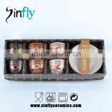 Hot Selling Hand-painted Ceramic Tea Coffee Cup and Saucer Wholesale thumbnail-2