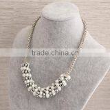 2016 Hot Selling Fashion Jewelry Beads Necklace Gold Plated Necklace With Beautiful Pearl thumbnail-4