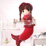 Hot Selling High Quality Birthday Present Mermaid Plush Toy Baby Doll thumbnail-2