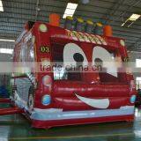 Popular Amusing Special Fire Car Combo Inflatable Bouncer Combo for Kids Paly thumbnail-5