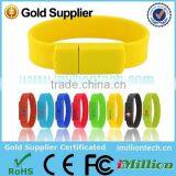 Different Color Pen Drive Wristband With Free Logo Printing thumbnail-1