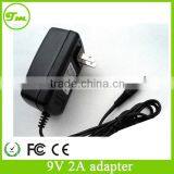 NEW AC 100-240V Converter DC 9V 2A 2000mA Charger Power Adapter Supply