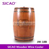 SICAO JW-18B Wooden Barrel 48 Liter hold 18 Bottles Wine Fridge Wooden Wine Cabinet
