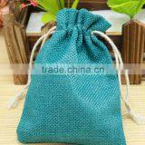 10x14cm Handmade Cotton Drawstring Wedding Party Favor Christmas Gift Packaging Bags Pouches Jute Bags
