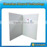 High Impact 2.4 Inch Video Business Card With White Color