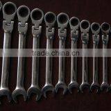 Flexible Combination Ratchet Wrench