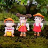 BULK for Gifts, Home or Garden. Unique, Handmade Woman Resin Figurine Terrarium Display // Resin Miniature Fat Lady Figurines thumbnail-2