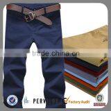Wholeasle Cotton Twill Casual Pants Slim Fit Cotton Chino Pants for Men thumbnail-1