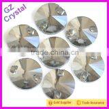 10mm Pujiang Crystal Flat Back Round Sew on Stone thumbnail-6