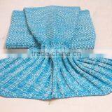 Mermaid Tail Crocheted Blanket thumbnail-6