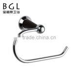 Classical Wooden Design Zinc Alloy Chrome Bathroom Accessory Toilet Paper Holder