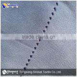 Weft Knitted Suede Fabric with spandex/two side brushed suede