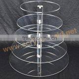 Lighted Acrylic Cake Stand/rotating Cake Stand/wedding Cake Stand Crystal thumbnail-5