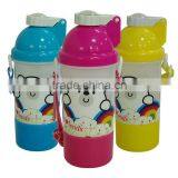 Screw Bottom Water Bottle With Straw thumbnail-1