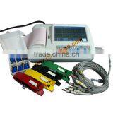 6-Channel Color Touch Screen ECG Machine/ Electrocardiograph/six Channel ECG Machine thumbnail-1