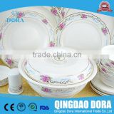 bone china kitchen cook plate and dinner plate made of porcelain and ceramic