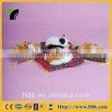 Plush Fur Toys Crafts Popular Christmas Decoration Animal Model Sleeping Little Cat thumbnail-1