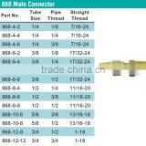 868 Male Connector,Air Brake Fittings for Copper Tube,Brass Valve thumbnail-5