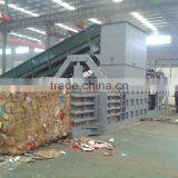 Automatic Hydraulic Waste Paper, Cardboard, PET Baling Machine With Conveyor Professional Manufacturer thumbnail-3