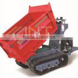 BY1000 Hot Sale Agriculture Mini Dumper Crawler Loader With Three Sides Unloading thumbnail-4