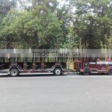 32 Seats Passenger Trailer,closed Wagon,trackless Train,diesel Train thumbnail-1